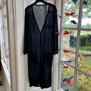 Joan Vass - Sheer Duster Sweater